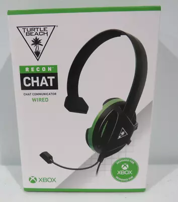 Turtle Beach Ear Force Recon Chat Wired Headset For XBOX BLACK Edition SEALED • $14.99