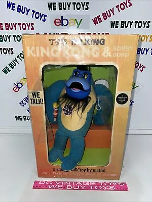 Vintage Mattel King Kong & Bobby Bond Talking Puppet Mib Factory Sealed Rare • $999.99