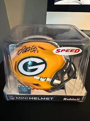 Davante Adams Autographed Signed Green Bay Packers Mini Helmet Beckett - WF31003 • $88.88