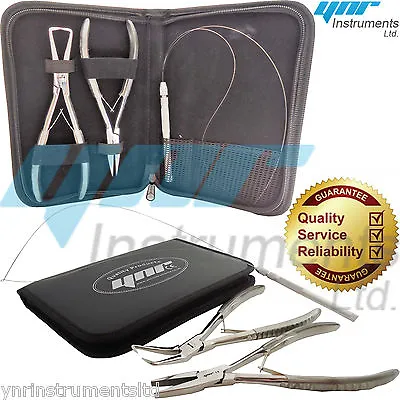Ynr® Human Hair Extensions Tool Kit Pliers Micro Rings Pin Loop Needle Tube Wire • £22.49