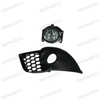 LEFT Side Fog Light Lamp W/Bezel Kit For Mitsubishi Lancer Sportback 2007-2014 • $50.50