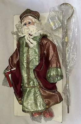 Vintage Santas Of The World Russian Porcelain Doll Brinn's 1990 NEW/No Box • £72.31