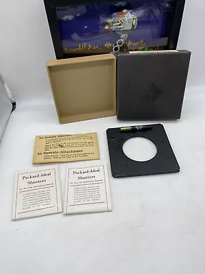The Packard Ideal Shutter- No. 6 ~ 2.75” Opening 5.25” X 5.25” Board In Box!!! • $124.99