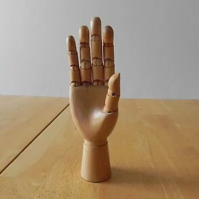 7  Jointed Wooden Manikin Right Hand Model For Artist Drawing Or Sketching • $14.99