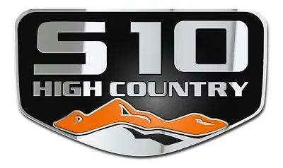 Badge Emblem S10 High Country Gm Chevrolet Performance Stainless Steel • $50