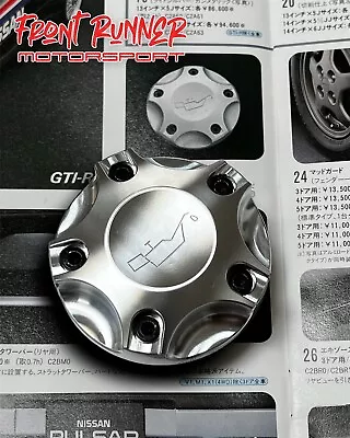 Billet Replica Nissan Nismo Option Oil Cap GTR GT-R S14 GTIR GTI-R N14 N15 Navan • $264