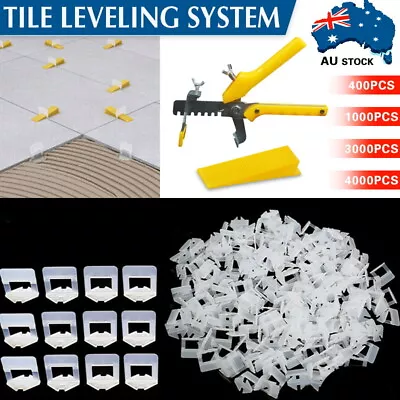 4000 Tile Leveling System Clips Plier Levelling Spacer Tiling Tool FloorWall 1.5 • $12.99