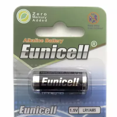 LR1 Battery MN9100 E90 KN AM5 1.5v Type N Alkaline Eunicell UK  X 1 • £4.49