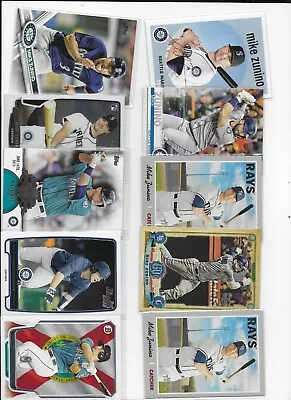 LOT OF 20  MIKE ZUNINO  CARDS ROOKIES  SEATTLE MARINERS BOWMAN B • $6.50