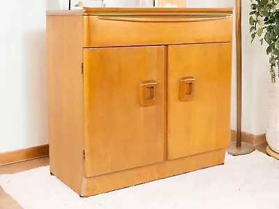 Heywood Wakefield Maple  Encore  Bar Buffet | 1950’s Mid-Century Vintage • $885