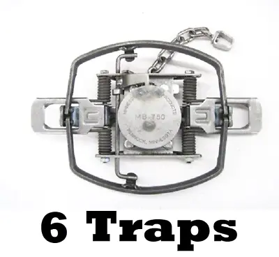 $199.99 • Buy 6 MB-750 Beaver - Otter Trap Trapping Supplies 6 Traps
