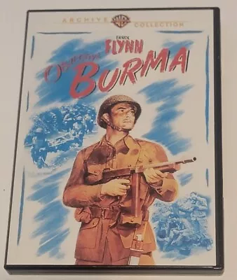 Objective Burma 1945 DVD Movie B&W Warner Archive Collection Errol Flynn • $12.99