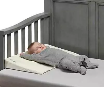 £12 • Buy Cot Bed Wedge Pillow Anti Reflux Colic Cushion Anti-Spit Milk Baby Wedge 27x13x3
