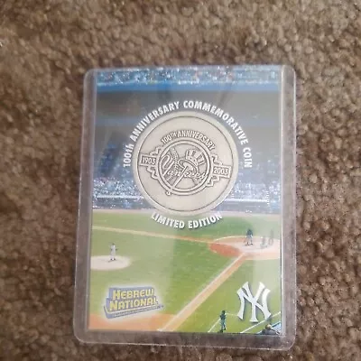 $10 • Buy New York Yankees 100th Anniversary Hebrew National Hot Dog Coin