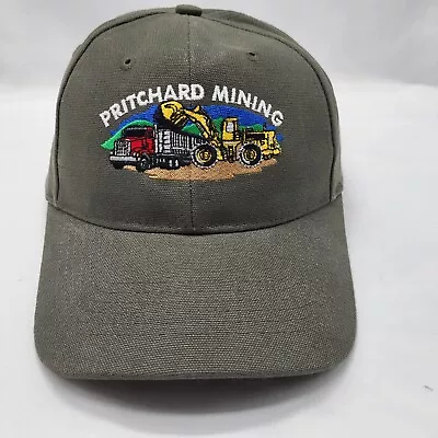 Pritchard Mining Embroided Cap - Adjustable Strap - Pacific Head Wear - 191C • $16.95
