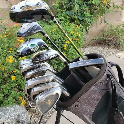 Taller Men's Complete Golf Set Graphite Warrior Irons TaylorMade Putter Nike Bag • $399.99