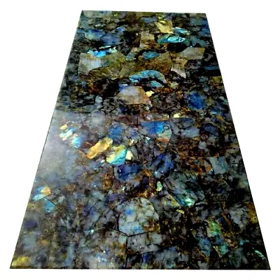 Labradorite Counter Top Gemstone Agate Stone Kitchen Slab Top Christmas Gifts • $889.11