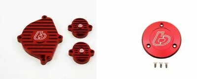 $96.95 • Buy Kawasaki KLX110 DRZ110 Billet Engine Covers Red Cam & Tappet TB Parts TBW1442