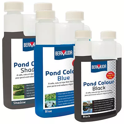 £12.45 • Buy Bermuda Pond Dye Add Water Colour Reduce Algae & Weeds Fish Koi Safe Garden