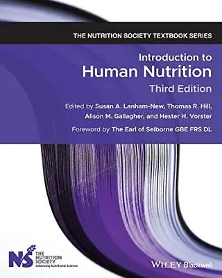 Introduction To Human Nutrition The Nutrition Society Textbook • £40.28