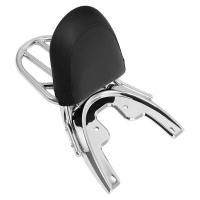 $98.89 • Buy Backrest Sissy Bar Luggage Rack Baseplate Fit For Harley VROD VRSCA VRSCB 02-06