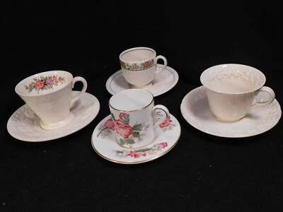 $24.99 • Buy Wedgwood Demitasse Cup/Saucers - Charnwood, Belmar, Queensware, Or Ullswater