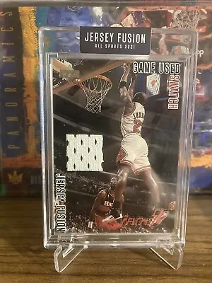 2021 Jersey Fusion All Sports Michael Jordan JF-MJDT Game Used Swatch • $100