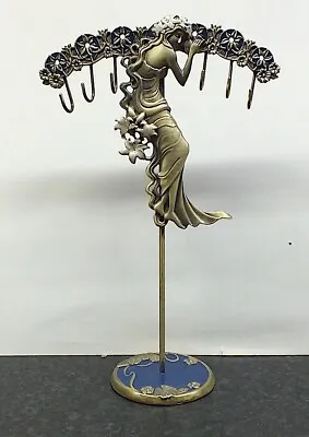 Superb Art Nouveau Style Jewellery Tree Made Of Metal And Enamel • £18