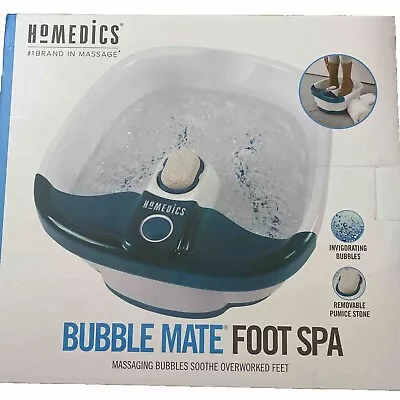 HoMedics Bubble Mate Foot Spa Toe Touch Foot Bath Removable Stone | Tp765 • $14.50