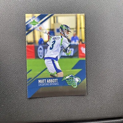 2019 Parkside Major Lacrosse League MLL Card MATT ABBOTT • $0.99