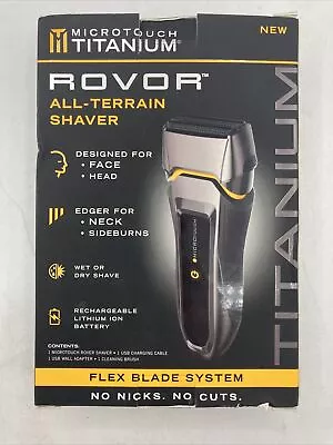 Microtouch Titanium Rovor All Terrain Shaver Face & Head Rechargeable Shaver • $23.49