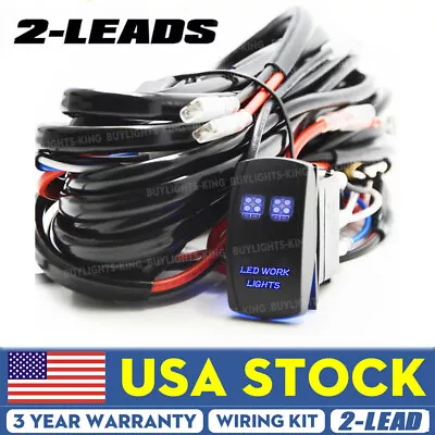 MAX 300W Light Bar Wire Harness+Rocker Switch For Can-am Polaris Yamaha ATV UTV • $15.19