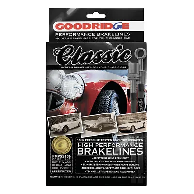 Goodridge Classic Vintage Brake Hose Kit Vauxhall Astra Mk1 1.2/1.3 *Late 80-82 • £112.96