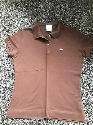 £20 • Buy Immaculate Ladies Lacoste Polo Shirt Size 38