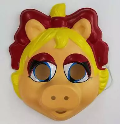 Vintage Miss Piggy The Muppets Halloween Mask Ben Cooper Henson Kermit Y056 • $24.99