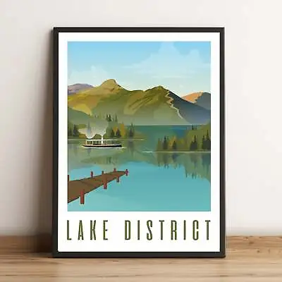 Lake District Art Wall Print (16X12inch / 41x30cm) • £18.99