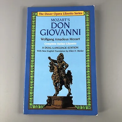 Mozart: Don Giovanni (The Dover Opera Libretto Series) Dual Language Edition • $8.75