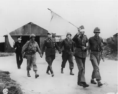 £7.22 • Buy German Officers Led Back After Talk With Allied Officers 8x10 Photo WWII WW2 848