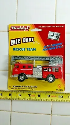 Vintage BUDDY L Fire Truck Die Cast Rescue Team Motorized NEW • $32.06