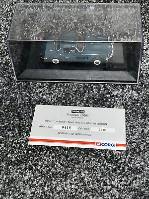 Triumph Spitfire Mk3 Blue 1968 Corgi Vanguards 1/43 Scale Diecast Model VA05404 • £28.99