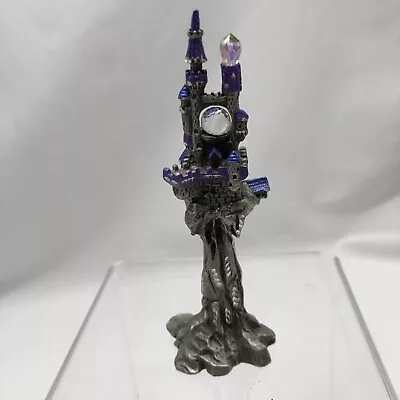 MWFP Masterworks Pewter Mythical Fairy Castle 4¾  Crystal Orb 1991 Statue  • $29.99
