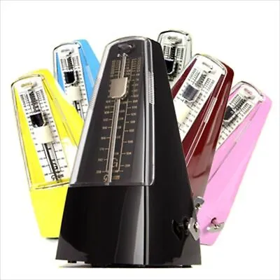 Vintage Style Mechanical Metronome Musical Tempo Timer For Piano Guitar Bass NEW • $38.89