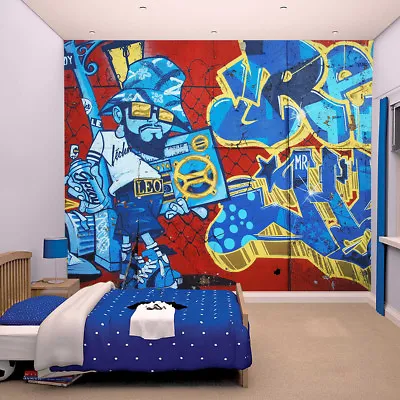 £59.99 • Buy Graffiti Wallpaper Mural Photo Wall Street Art Home Boy Teen Room Poster Decor A