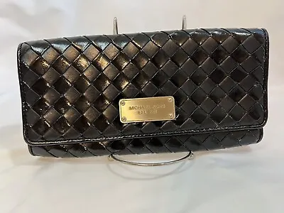 Michael Kors Black Envelope Clutch Handbag • $42