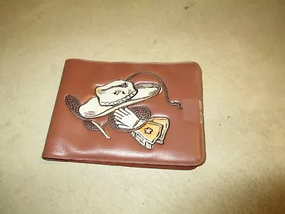 Wallet 1950s Child Toy Vinyl Cowboy Hat Lasso Rodeo Western • $10