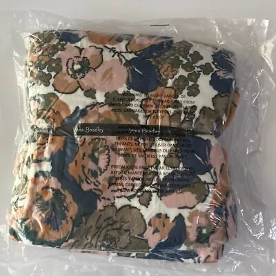 Vera Bradley Throw Blanket 80  X 50  Petite Exuberant Floral Sage NEW/Sealed • $47.99