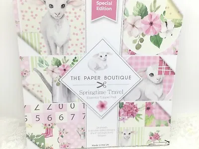 Spring Topper Paper Pad The Paper Boutique 8 X 8 For Junk Journal Scrapbook • £7.45