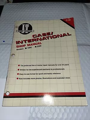 I&T Shop Manual C-38 Models 1896 & 2096 FREE SHIPPING • $18.95