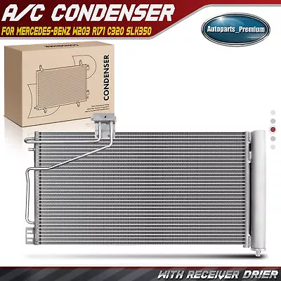 AC Condenser With Receiver Drier For Mercedes-Benz C230 C240 C320 C32 AMG CLK320 • $62.99