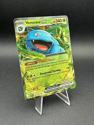 Pokémon TCG Venusaur Ex Scarlet & Violet-151 003/165 Holo Double Rare • $0.99